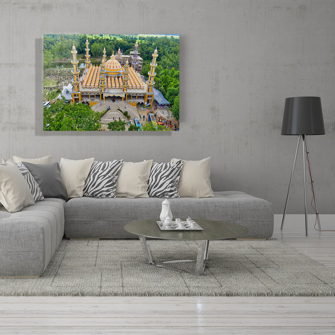 yatay dini temalı cam tablo